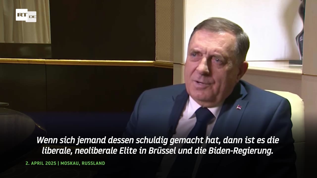 Dodik "Ukraine-Krieg wäre zum Dritten Weltkrieg eskaliert, wenn Biden im Amt geblieben wäre"!