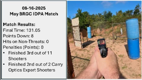 250816 Michael IDPA Match BRGC