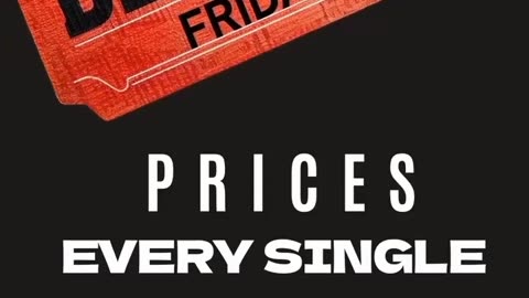 Black Friday every. single. day.