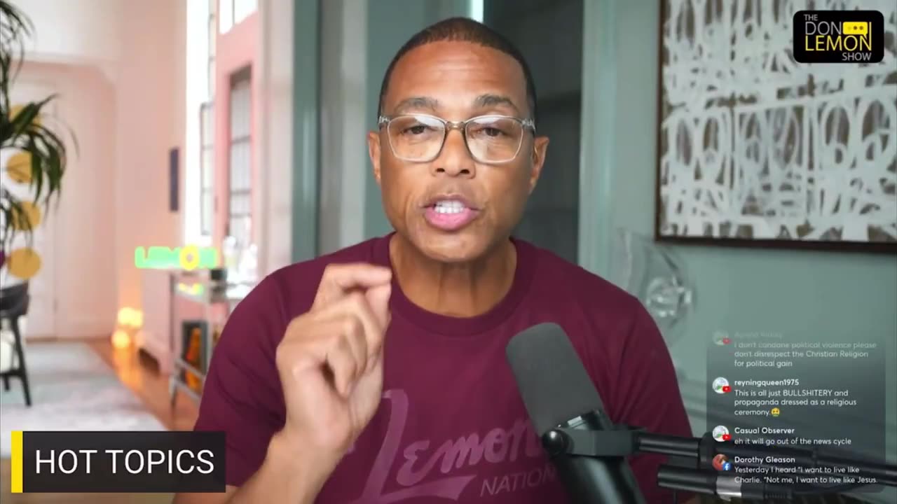 Don Lemon says Charlie Kirk’s memorial service was a “political rally dressed as church”