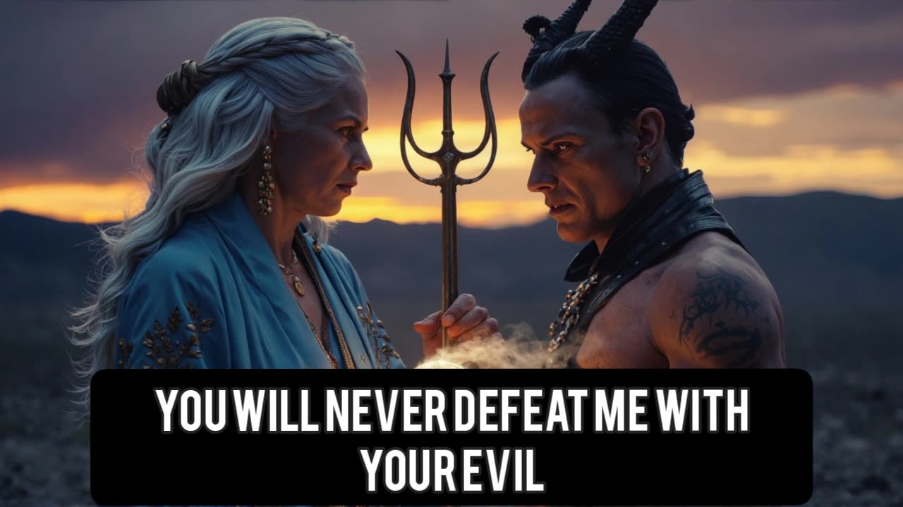 (you will never defeat me with your evil) Pop song