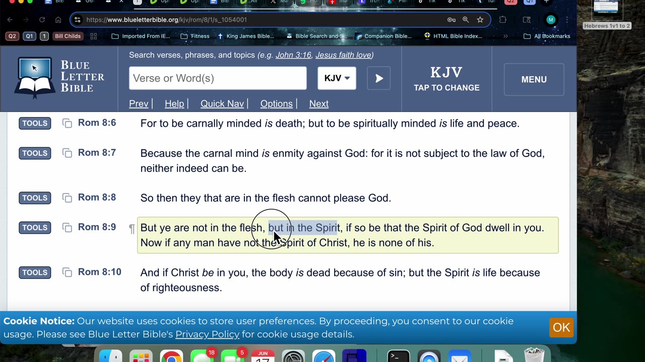 6/17/25 REv 1:1-3 “Blessed is he that”..reads, desires, and keeps the WORD of GOD