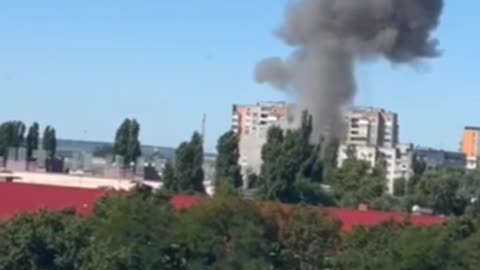 Geran Drone Hit Another TCC Building in Kremenchuk