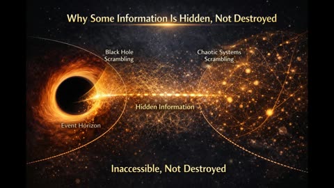 Why Some Information Is Hidden, Not Destroyed