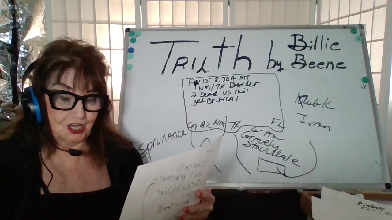 041625 7A(TX) TRUTH BY BILLIE BEENE FLASH G3! RIP - 2 US MIL/ BORDER! PRES T- TAKE DN CHINA!