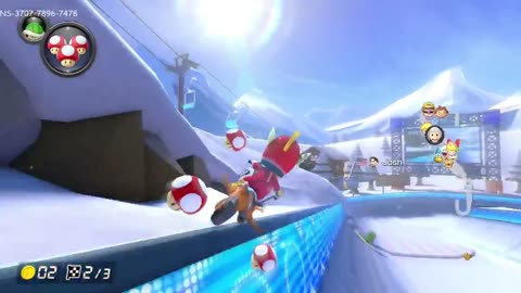First win on Mario Kart 8 Deluxe's Wii DK Pass Track