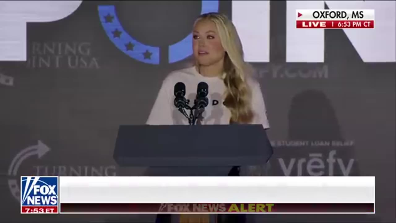 Erika Kirk addresses TPUSA event_ You can't change a nation if you're 'enslaved to fear'