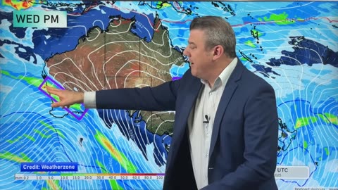 Australia: Cold fronts, showers & thunderstorms