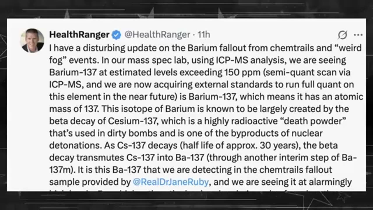 Redacted - Bioweapons over America?