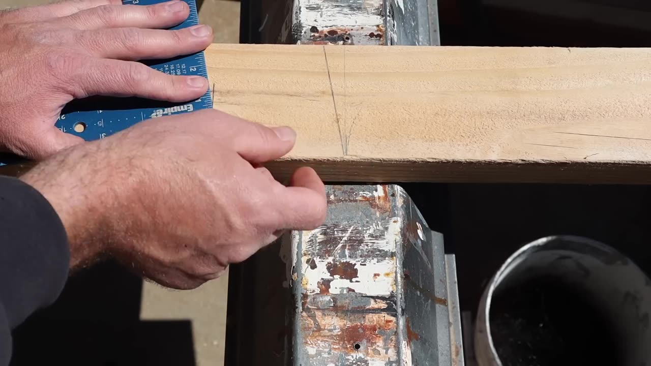 Cutting Birdsmouths & Installing Purlins | Chicken Coop Roof Build