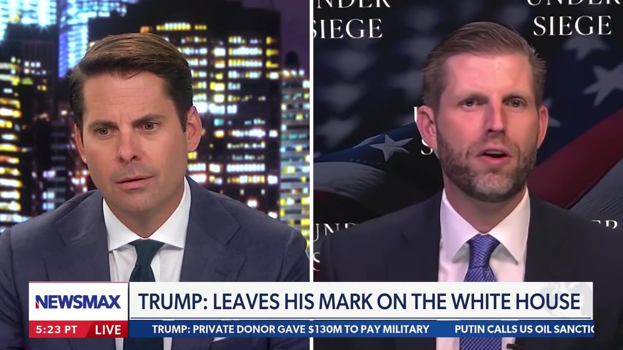 ⚡Eric Trump rips liberal medias freak-out over WH ballroom