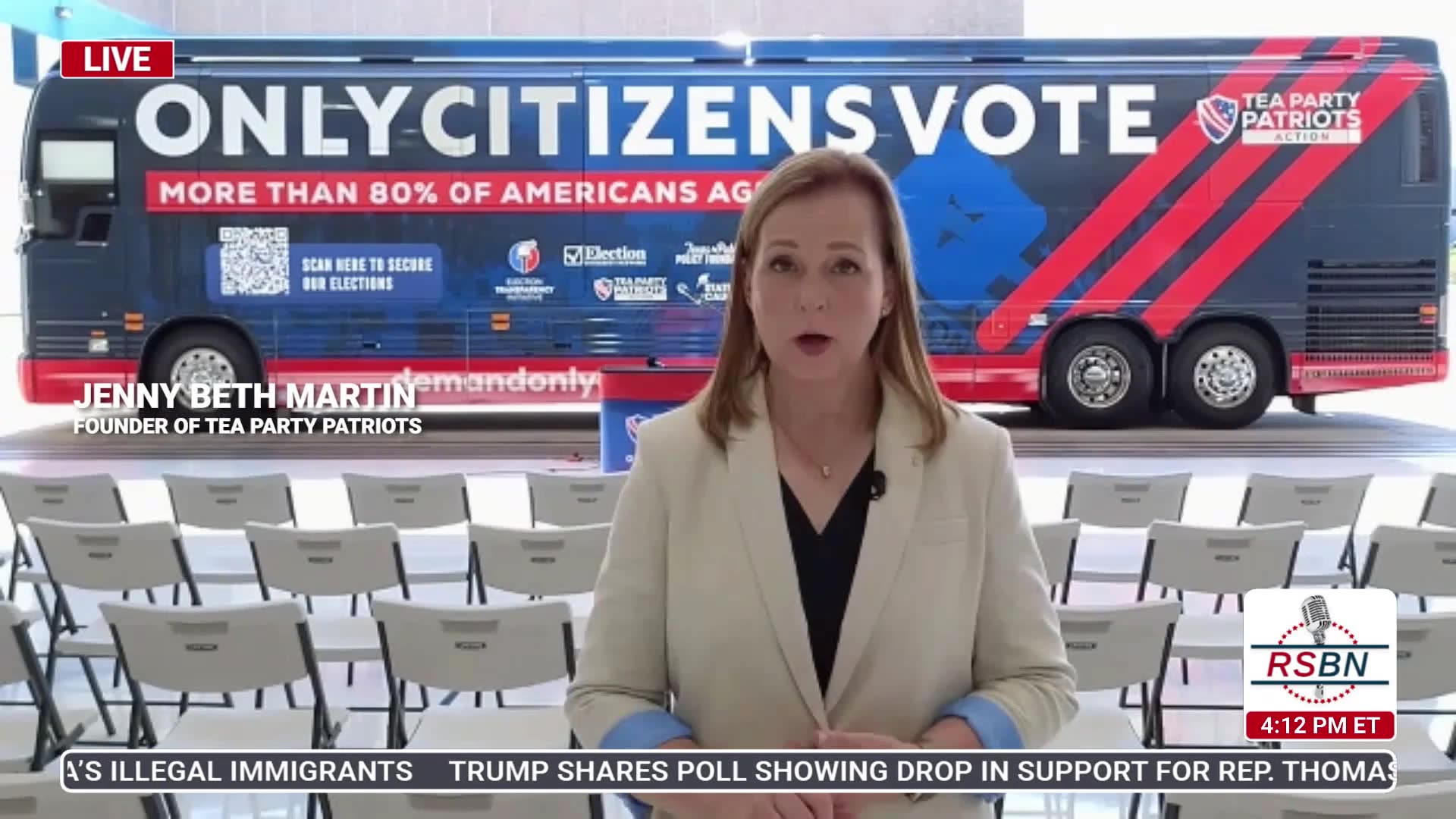 WATCH: RSBN Interviews The Founder of Tea Party Patriots Jenny Beth Martin - 8/20/25