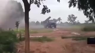 🚀🔥 India Pakistan War | Cambodian BM-21 Rockets Strike Thai Positions | RCF