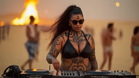 Techno Mix 2025 - Burning Dust - Black Tape Plus Size (Official Music Video) #NUDE #NAKED