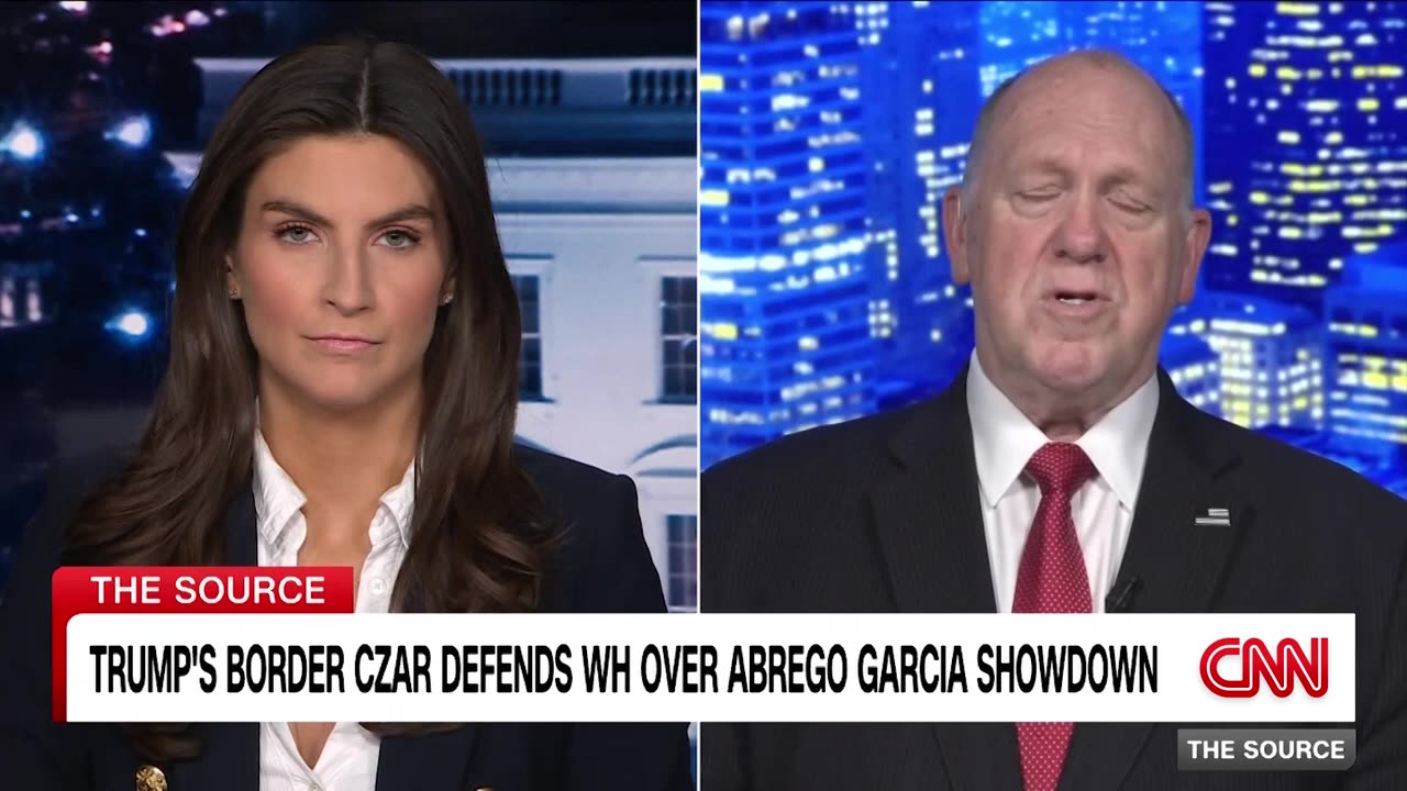 Kaitlan Collins presses Trump's border czar on Abrego Garcia