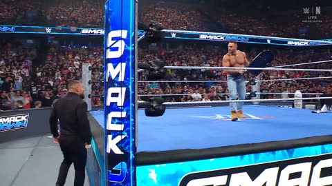 LA Knight feuding with Seth Rollins