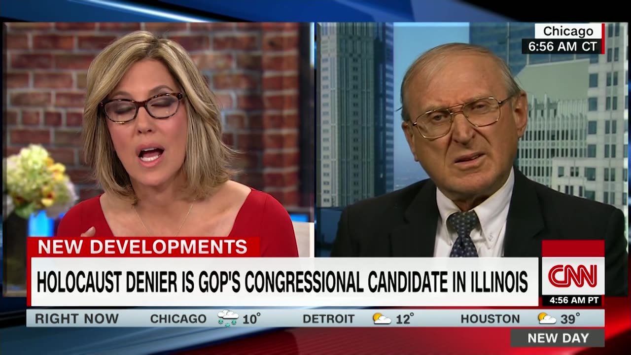 CNN Anchor Confronts Holocaust Denier Running for Congress