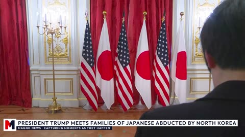 🇺🇸|🇯🇵 President Donald Trump meets Families of Japanese Abducted by North Korea [LIVE]