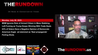 #949 - Armed Citizen Stops Mass Stabbing Suspect. MSM Ignores That Part of The Story