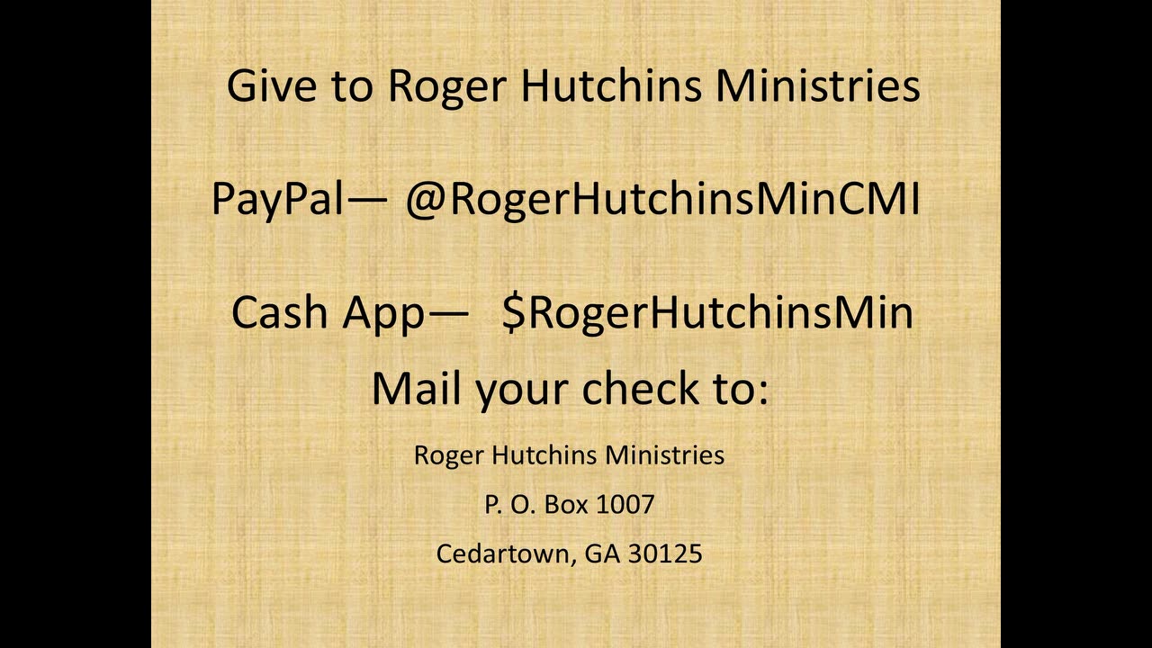 Roger Hutchins Ministries