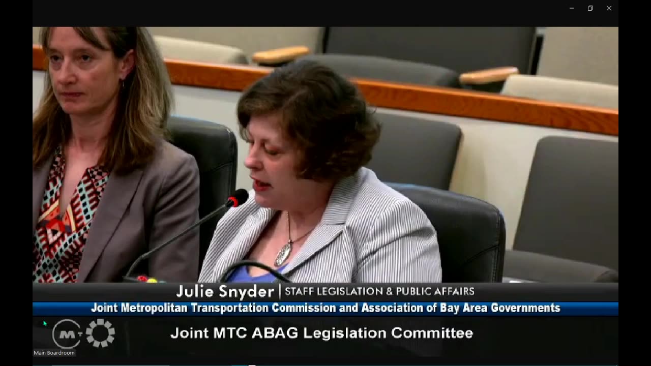 Joiint ABAG-MTC Lobby Day -Seeking Money for AB63 & BAHFA