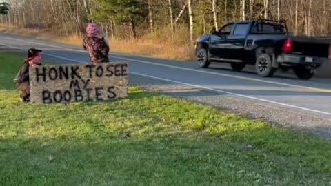 Honk to see my Boobies