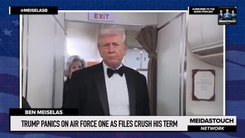 Trump PANICS on AIR FORCE ONE as Files CRUSH HIS TERM!!!