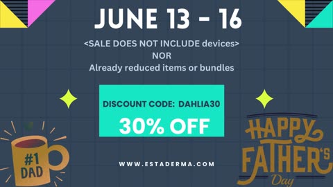 ESTADERMA Father's Day Sale 30% OFF