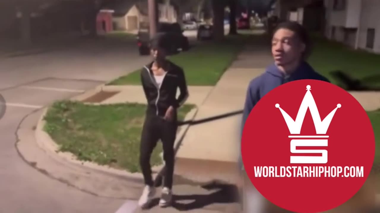 2 Young Guys Have A Shootout With Their Opps During An Interview!