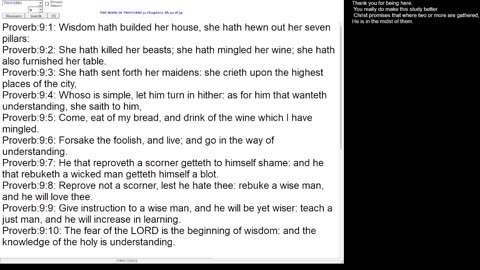 Proverbs 9