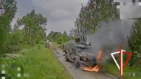 ⚔️🛸 Ukraine Russia War | Russian FPV Drones Destroy Ukrainian Kozak Armored Vehicle | RCF