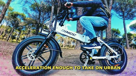 Rincc R200 Electric Bike 1500W 48V 15AH 720WH Battery 20 Inch City Commute Electric Bike