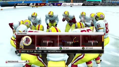 #Madden 25 1970s Redskins Dominate the NFL , 1970s REDSKINS VS RAVENS SUPERBOWL SNOWBOWL