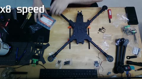 Prototyping an X configuration Octo Quad