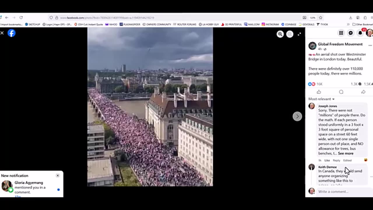 ONE MILLION PEOPLE NEED SPACE