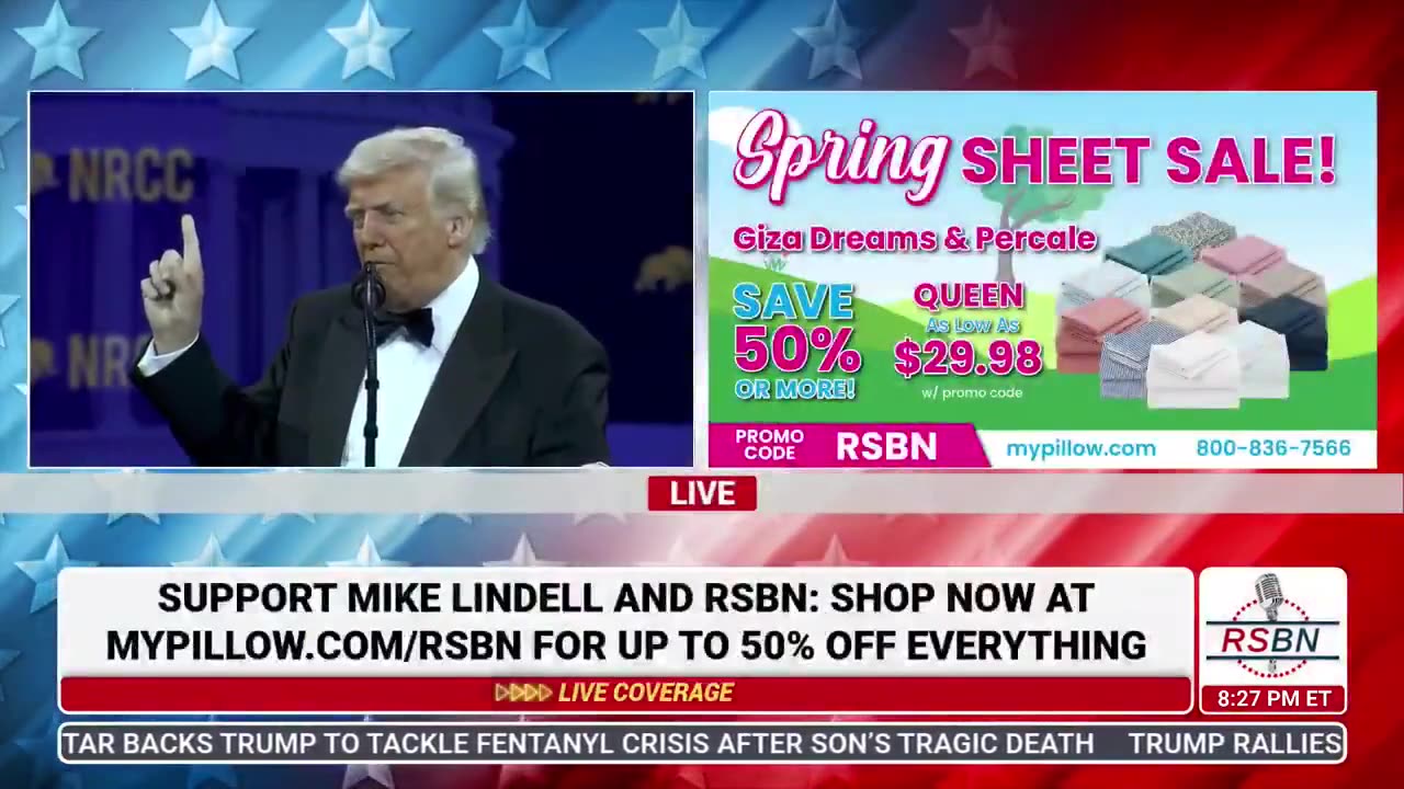 Trump's NRCC Speech Highlights Economic Focus and Party Unity