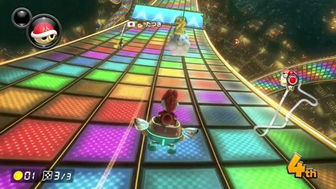 Mario Kart 8 Deluxe: Race Six: N64 Rainbow Road