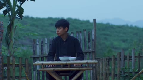Make vermicelli and cook vermicelli soup