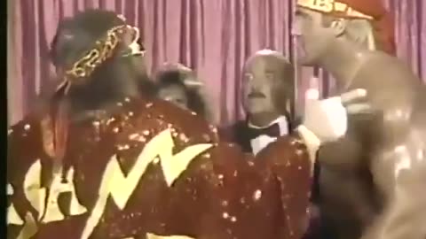 Macho Man & Hulk Hogan - 1988 - WWF - 911 Predictive Programming! TAKING DOWN THE TWIN TOWERS!