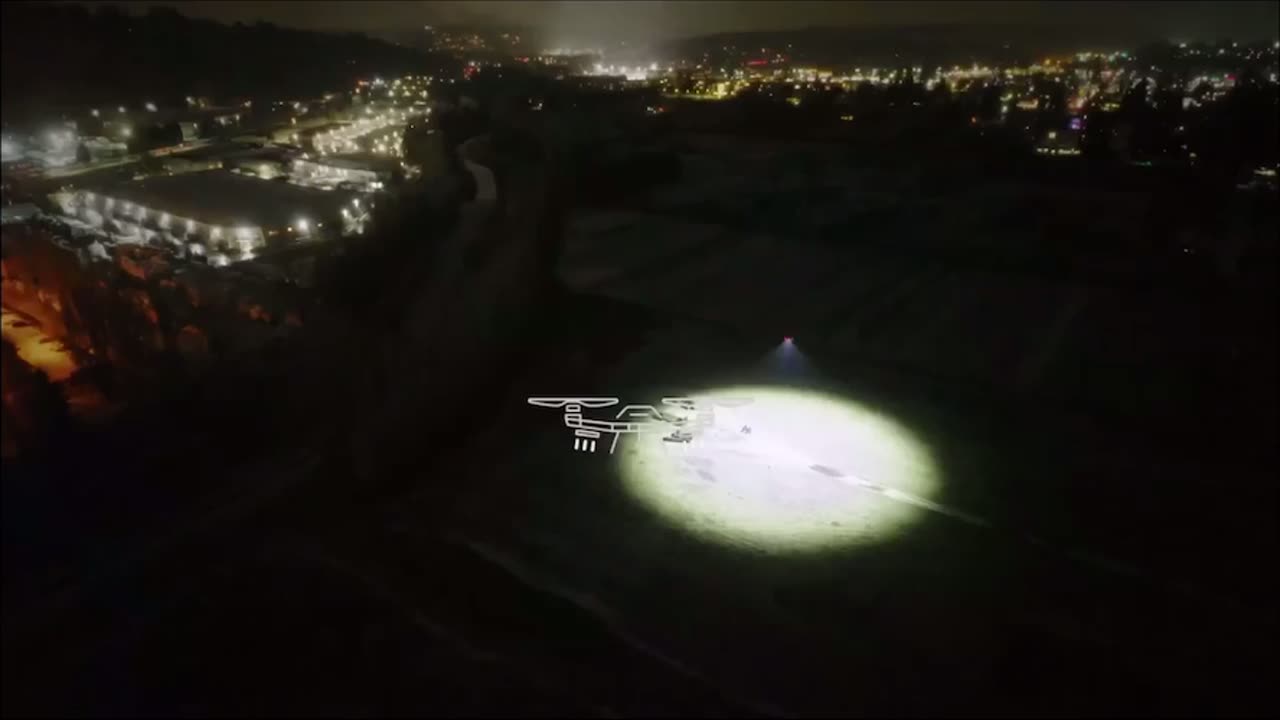 This UFO-Like Drone Lights Up Entire Neighborhoods—300,000 Lumens of Power!