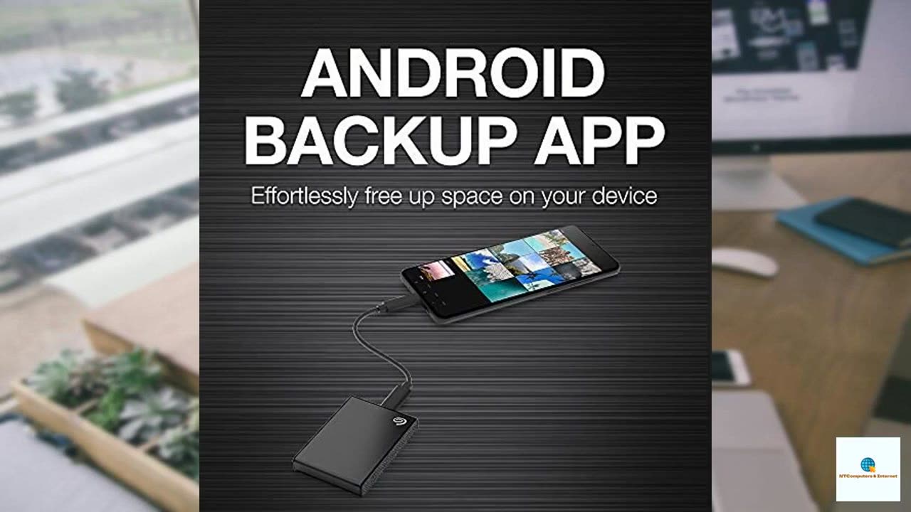 Seagate One Touch SSD 500GB External SSD Portable – Black, speeds up to 1030MB/s, 6mo Myli
