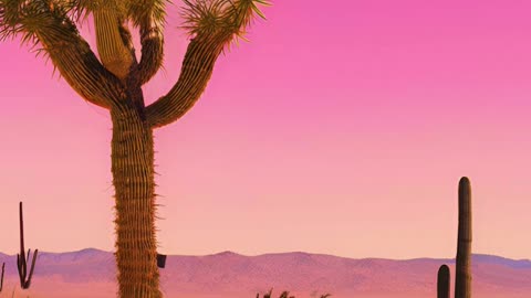 Arid desert