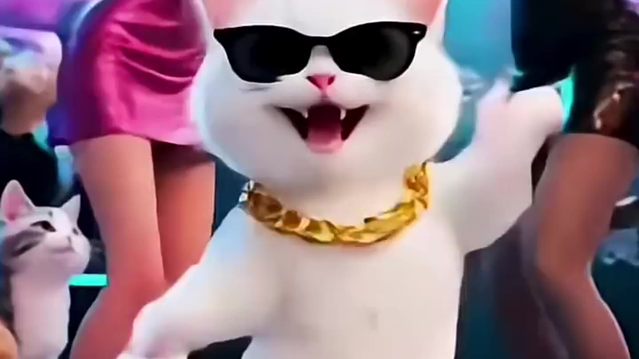 Oh how can Cat do that with these kids😱ai#cat#shots