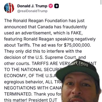 Trump just Terminated all Trade Negotiations with Canada