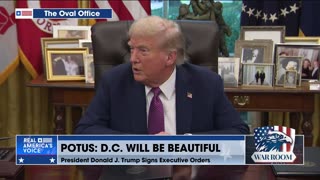 President Trump Holds News Briefing After Signing Executive Order For ‘Department of War’