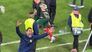 Cristiano Ronaldo’s reaction to the last penalty
