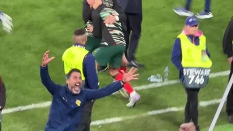 Cristiano Ronaldo’s reaction to the last penalty