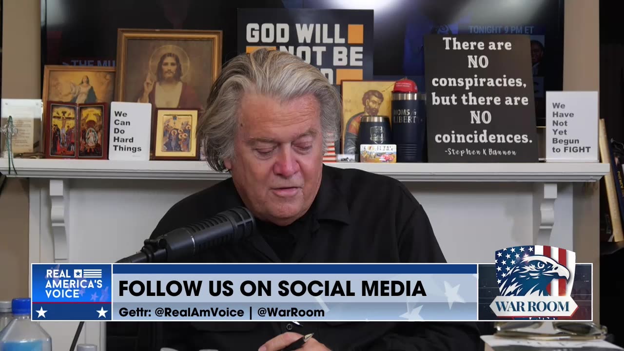 “You Bring The President In To Close, Not For Negotiations” Steve Bannon To Speaker Johnson