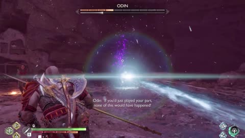 God of War Ragnarok - Kratos Vs. ODIN Boss Fight Last Phase( NG+ ).
