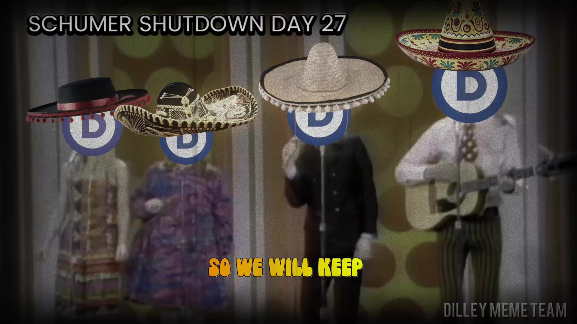 M O N D A Y M O N D A Y 🎶 🤡 DAY 27 SCHUMER SHUTDOWN X